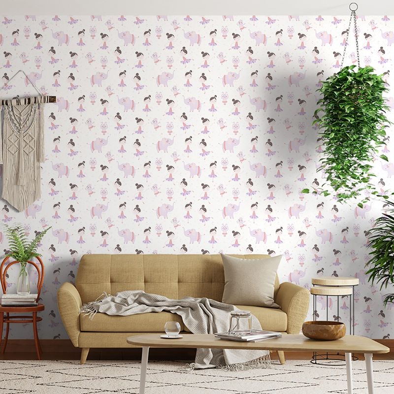 Papel-de-Parede-Bobinex-7432-Bailarina-Rosa-e-Lilas