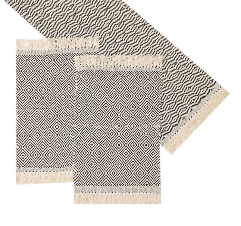 TRILHO-DE-MESA-RETANGULAR-DIAMANTE-ARTESANAL-TEARES-PRETO-47X70CM