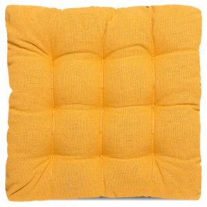 Almofada Futton Artesanal Teares Urban Confort Mostarda 40X40cm