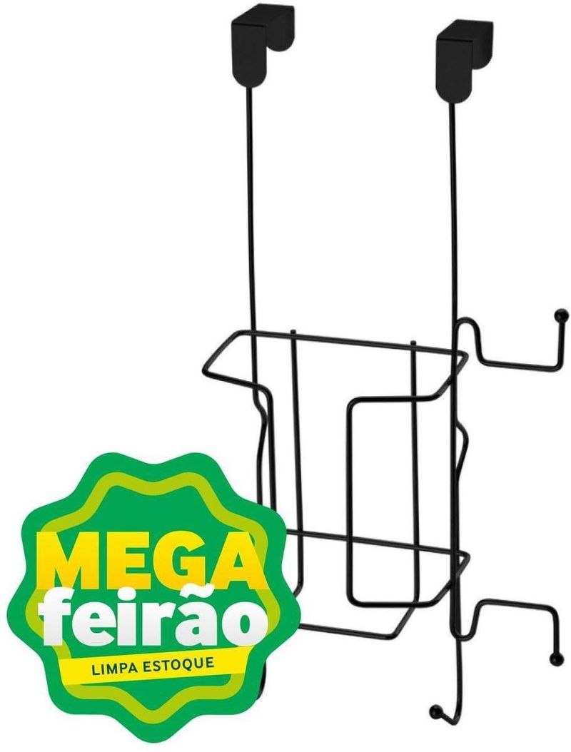 Suporte-Ferro-Arthi-2495-Para-Porta-Preto