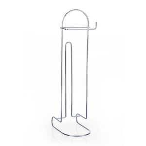 Suporte Para Papel Higiênico de Chão Cromado