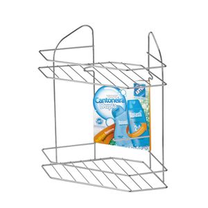 Pratelera Cantoneira Arthi 1137 Duplo Cromado