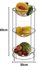 Fruteira-de-Mesa-Arthi-2522-Tripla-Black