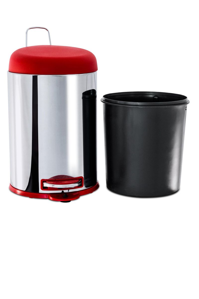 LIXEIRA-BRINOX-3048-212-INOX-COM-PEDAL-5L-TAMPA-VERMELHA