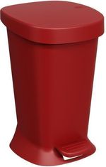 Lixeira-Com-Pedal-Square-Coza-10424-0465-5L-Vermelho-Bold