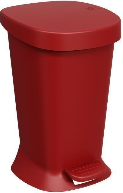 Lixeira-Com-Pedal-Square-Coza-10424-0465-5L-Vermelho-Bold
