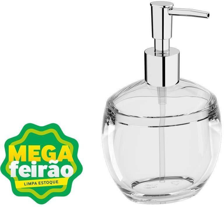 Porta-Sabonte-Liquido-Spoom-Coza-300ml-Cristal