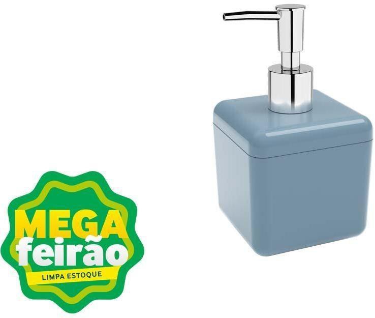 Porta-Sabonete-Liquido-Cube-Coza-330ml-Azul-Fog