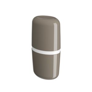 Porta Escova Bulky Coza Com Tampa Warm Gray