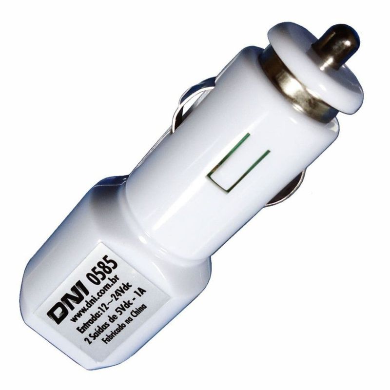 CARREGADOR-UNIVERSAL-DNI-0585-COM-2-SAIDAS-USB-2-1A-E-1A-12-24V-PLUGAUTOMOTIVO
