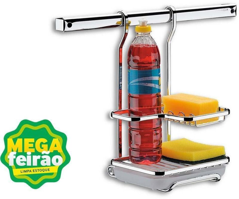 Suporte-Brinox-Para-Sabao-Detergente-e-Esponja