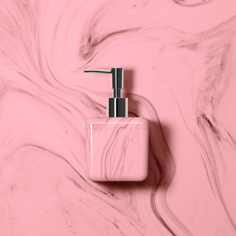 PORTA-SABONETE-LIQUIDO-CUBE-COZA-330ML-MARMORE-ROSA