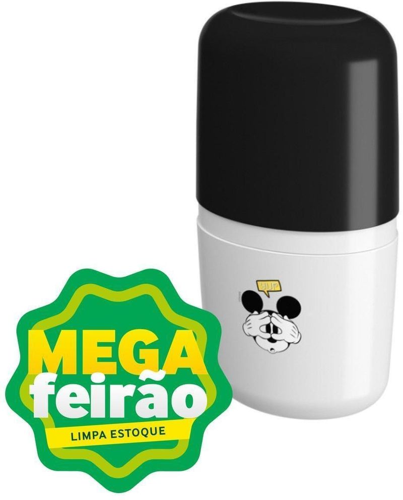 Porta-Escova-Bulky-Coza-Com-Tampa-Disney-Branco-Com-Preto