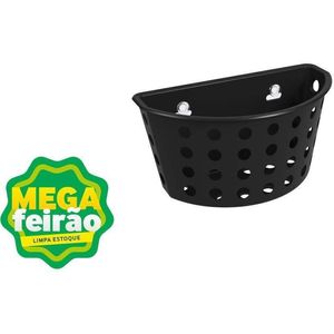 Cesto Organizador One Coza com Ventosas Preto