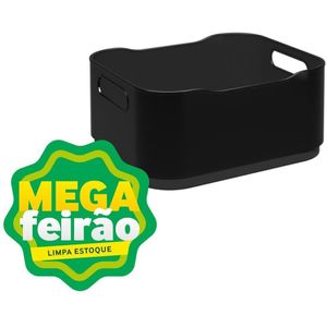 Cesto Organizador Fit Coza Pequena Preto