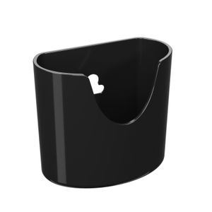 Mini Organizador Glass Coza Com Ventosa Preto