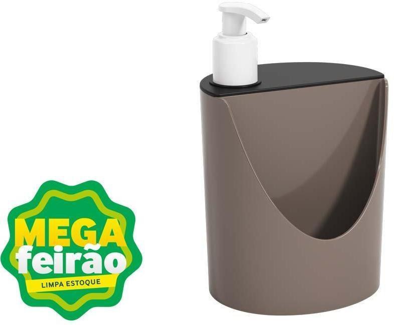 Dispenser-R-J-Coza-Basis-Warm-Gray-Com-Preto-600ml