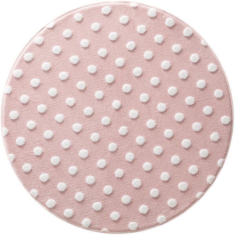 Tapete-Jolitex-Mimo-Petit-Poa-Rosa-Diametro-1m