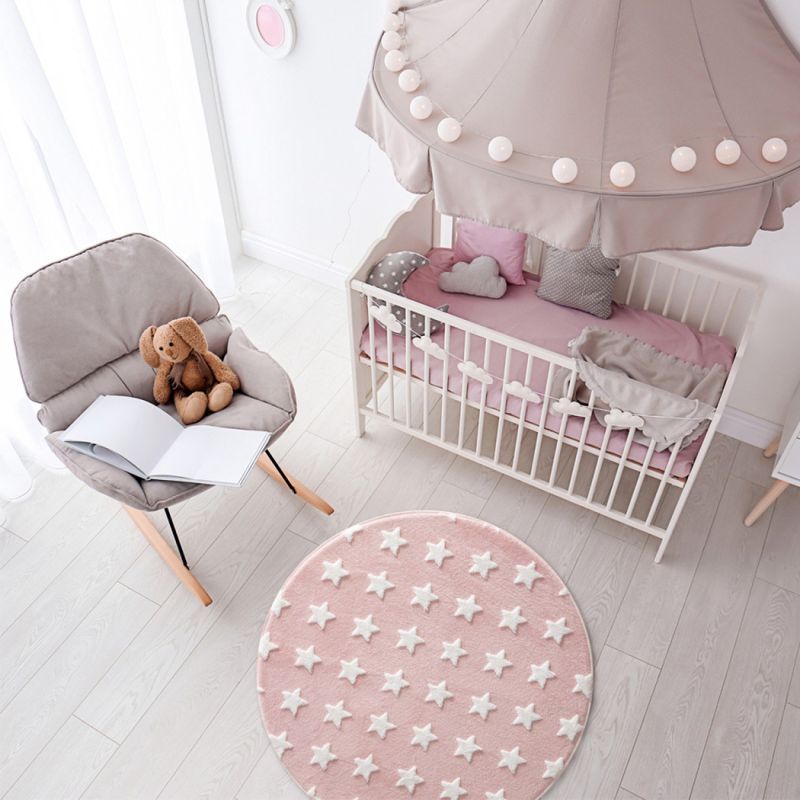 TAPETE-JOLITEX-MIMO-ESTRELAS-REDONDO-ROSA-DIAMETRO-1M