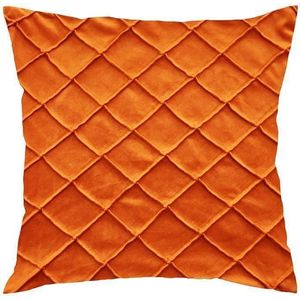 Capa de Almofada Cantonê Jolitex Azul Laranja 40x40cm
