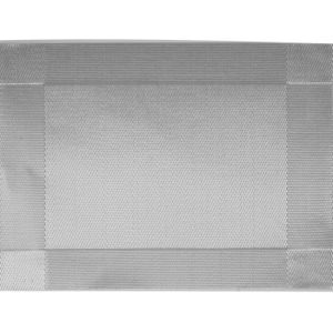 Jogo Americano Textilene Uzoo Colore Prata 45X30cm
