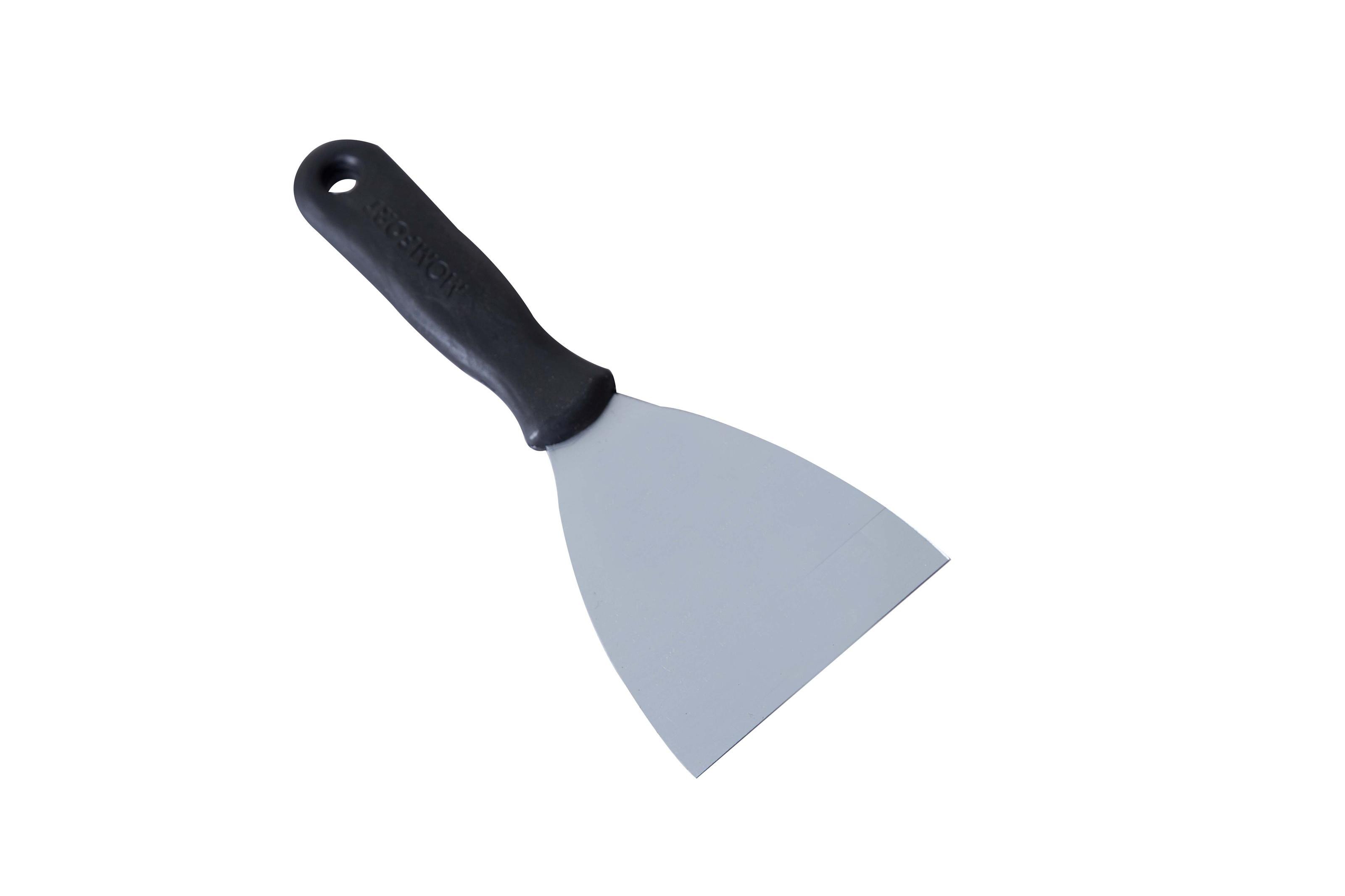 Espátula de Aço com Cabo de PVC Momfort Formato Cálice 100mm