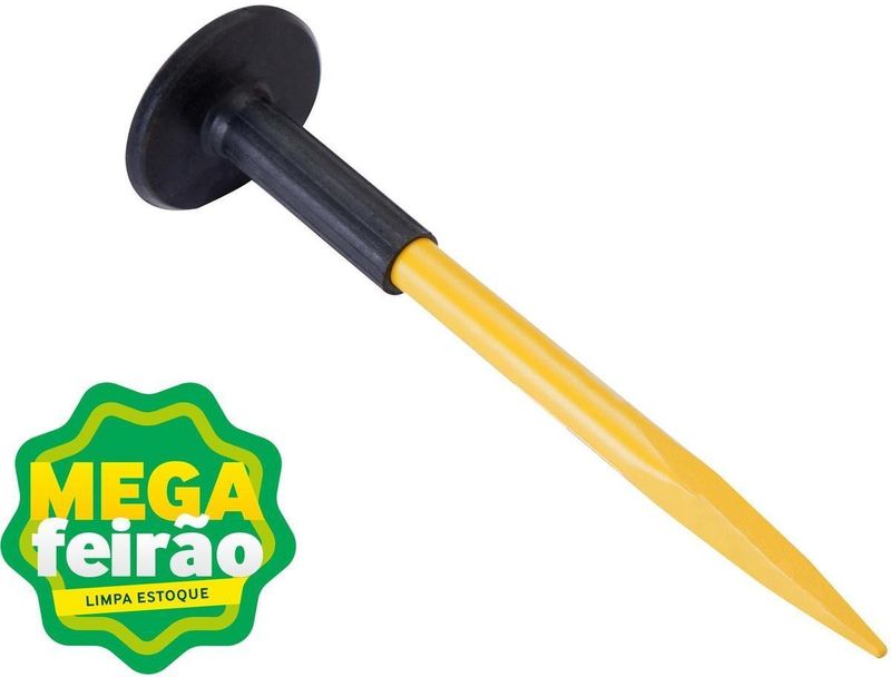 Ponteira-de-Aco-Para-Perfuracao-Manual-Master-Redonda-com-Empunhadura-Momfort-3-4-x-8mm