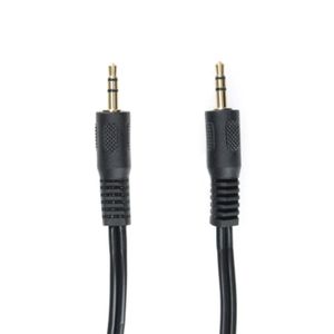 Cabo P2 Estéreo Gold 1,2 metro Tblack