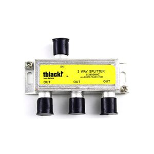 Divisor Antena 3 Saidas 5-2400Mhz Tblack