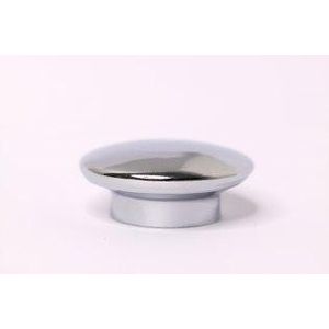 Ponteira Para Varão de Cortina Chata 28mm Cromado DEVICTOR