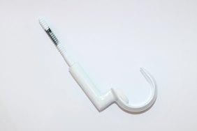 Suporte-Para-Varao-de-Cortina-de-Teto-Simples-Branco-Devictor-28mm