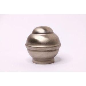 Suporte Para Varão de Cortina de Teto Simples Aço Escovado Devictor 28mm