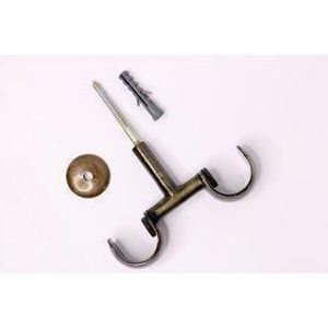 Suporte Para Varão de Cortina de Teto 28mm Ouro Velho Devictor