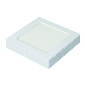 Painel 2 Em 1 Led Quadrado 12W 6500K Abs E Policarbonato Ecoforce 17208 Branco Bivolt