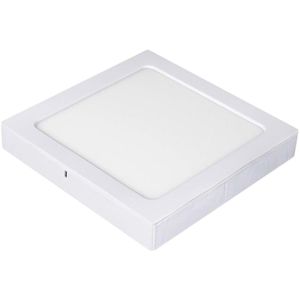 Painel 2 Em 1 Led Quadrado 15W 3000K Abs E Poliestireno Ecoforce 18598 Branco Bivolt