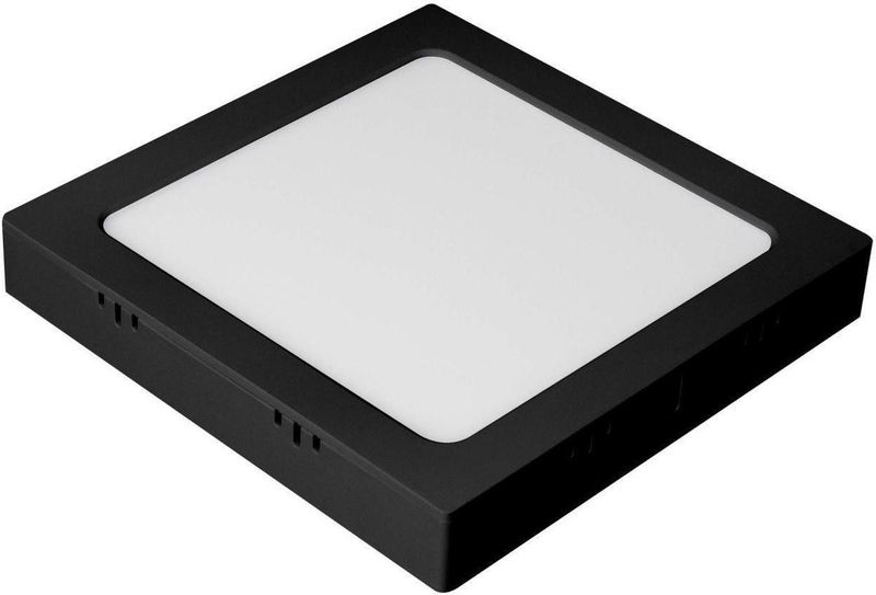 Painel-2-Em-1-Led-Quadrado-18W-3000K-Abs-E-Aluminio-Ecoforce-18353-Preto-Bivolt