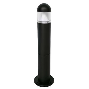 Poste Lighthouse 50Cm Led 6W 2700K Alumínio E Vidro Ecoforce 18434 Preto Bivolt