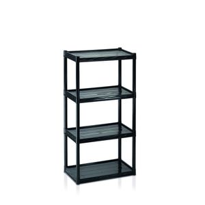 Estantante Multiuso Arthi 4 Andares Preto 55x30x100cm
