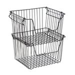 CESTO-EMPILHAVEL-ARTHI-PRETO-COM-ALCA-32X27X20CM