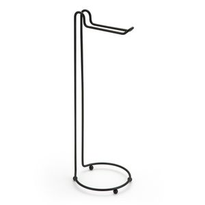 Suporte Para Papel Higiênico de Chão Unitário Arthi Preto