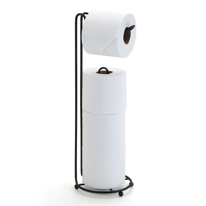 SUPORTE-ARTHI-2512-CHAO-PARA-PAPEL-HGIENICO-TRIPLO-PRETO