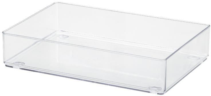Organizador-de-Gavetas-Arthi-Plastico-Antiderrapante-Cristal-Transparente-15L-24x16x5cm