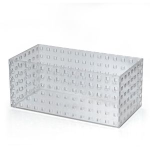 Caixa Organizadora de Plástico Arthi Cristal Transparente 28x14x12cm 4,3L