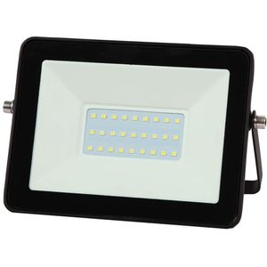 Refletor LED Compacto 30W 2400Lm Alumínio E Vidro Ecoforce 18372 Preto Bivolt