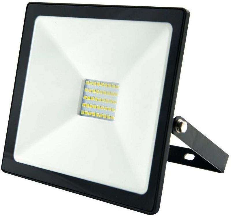 Refletor-LED-Compacto-30W-3000K-Aluminio-E-Vidro-Ecoforce-18374-Preto-Bivolt