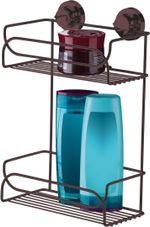 SUPORTE-MULTIUSO-DUPLO-COM-VENTOSAS---BRONZE-FUTURE-4051BZ