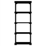 ESTANTE-DECORATIVA-ORGANIZE-MODULAR-25-POLY-ECO-5-PRATELEIRAS-70X167X35-PRETO