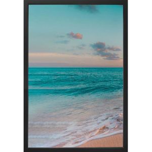 Quadro Decorativo Arte Própria Kit 3 Peças Praia 40x60cm