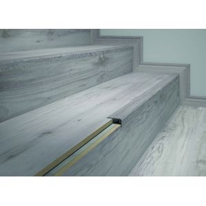 Perfil Frontal Escada Para Piso Laminado Eucafloor Tecno Cor 8 2,10m