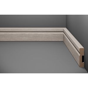 Rodapé Para Piso Laminado de MDF Eucafloor Estilo Cor 8 240x1,5x7cm